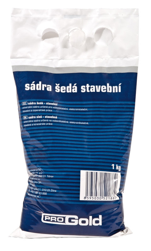 PROGold Sádra šedá stavební